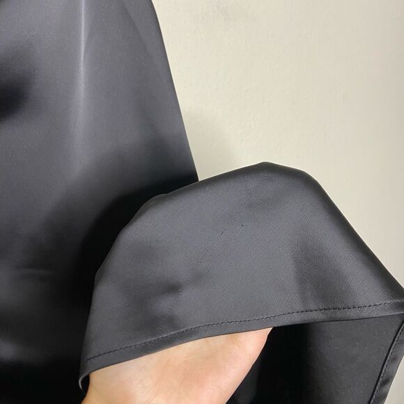 Urban Outfitters  Mallory Cowl Mini Black Slip Dress Size XS - Picture 12 of 12